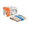 Peach Toner Set OKI 465087 alle Farben, 2x Black, 1x Cyan, 1x Magenta, 1x Yellow für MC363, MC332, C363, C332, 3000 Seiten