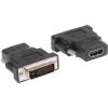 LINK2GO Adapter HDMI - DVI AD3113BB female/male