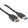 LINK2GO USB 3.0 cable A-A US3111KBB male/female, 2.0m