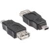 LINK2GO Adapter USB A AD6512BB Mini USB B, female/male