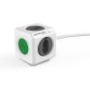POWERCUBE Socket extend white/green 66.7791WS 4x Typ 13 plug