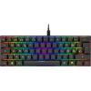 DELTACO TKL Gaming Keyboard mech RGB GAM-075-CH red switch, CH-Layout, black