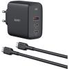 AUKEY Omnia Mix3 90W 3-Port PD GaN PA-B6S Bundle 3-Port 2xUSB-C&1xUSB-A&Cable