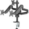 DELTACO GasSpring Triple arm 17-27in ARM-0352 1,5-8kg, 75x75-100x100