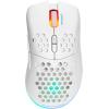 DELTACO Lightweight Gaming Mouse,RGB GAM-120-W Wireless, White, WM80