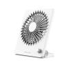 DELTACO USB Fan, Rechargable battery FT-771 Multi speeds White