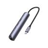 UGREEN USB-C Hub 5in1, Silver (BB) 10919 HDMI,RJ45,2xUSB-A,USB-C PD