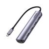 UGREEN USB-C Hub 5in1, Silver 20197 HDMI,4xUSB-A (BB)