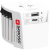 SKROSS World Travel Adapter 1.302967 MUV USB AC (CH Version)