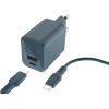 FRESH'N REBEL Charger USB-C PD Dive Blue 2WCC45DV + USB-C Cable 45W