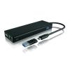ICY BOX Dual Dockingstation black IB-DK4080AC 2xHDMI & DP, 3x USB 3.2, GBLAN