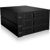 ICY BOX Backplane, 3x SATA 3,5inch IB-563SSK HDD für 2x 5,25inch trägerlos