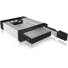 ICY BOX Frame, 1x 3,5 zu 1x 5,25inch IB-158SSK-B Einbauschacht, trägerlos,