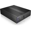ICY BOX Frame, 1x 3,5in zu 1xSATA Host IB-176SSK-B trägerlos, 4cm Lüfter
