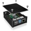 ICY BOX Gehäuse für Raspberry Pi 4, IB-RP110 Alu. Cover und Seitengitter