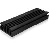 ICY BOX Kühlkörperset für M.2 SSD IB-M2HS-70 Aluminium, 10 mm dick