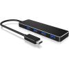 ICY BOX USB-C zu USB-A 3.0 Hub 4 Port IB-HUB1410-C3 super dünn