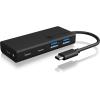 ICY BOX USB-C zu 2x USB-A & C Hub & IB-HUB1426-CPD 1x USB PD 60W, USB 3.0