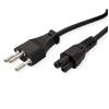 VALUE Netzkabel Black 19.99.2097 T12 auf C5, 3polig 1m