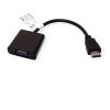 VALUE HDMI - VGA Adapter 12.99.3114 Black, ST/BU, 1080p 15cm