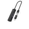 ICY BOX USB Hub & Gigabit Eth. LAN IB-HUB1439-LAN USB 3.2 G1, 2x USB-A, 1x USB-C