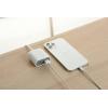 SCHOENENBERGER Verlängerungskabel 3m 85.23430GY USB-C & USB-A weiss/grau