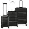 WENGER Amplar Hardside Luggage Black 653149 3er Set aus S M L inkl. Box
