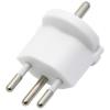 S-ELECTRO Fix-Adapter SchuKo-CH 4.107439 weiss, 3-polig