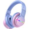 ICLEVER Kids Bluetooth Headphones C03-1702N-29 BTH12, LED, gradient pink