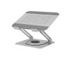 ICY BOX Rotatable and fully adjustable 61112 notebook stand 17 Inch silver
