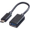 SCHOENENBERGER Cable USB-C to USB-A Female 90.004/11.99.9030 USB 3.2 black