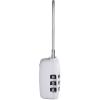 BOOMPODS Tracker Schloss TSA TTSAWT white