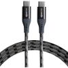 BOOMPODS Tide USB-C to USB-C Cable TCCCGR 1.5m,graphite