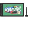 HUION Kamvas 16 Gen 3 IPS QHD Black GS1563 16384Levels, 6 Keys USB-C