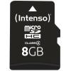 INTENSO micro SDHC Card Class 4 8GB 3403460 incl. SD Adapter