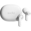 SUDIO Noise Cancelling Earbuds E4PROWHT E4 Pro, White, Wireless