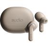 SUDIO Noise Cancelling Earbuds E4PROLAT E4 Pro, Latte, Wireless
