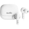 SUDIO Noise Cancelling Earbuds C8WHT C8, White, Wireless