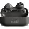 SUDIO Wireless Earbuds T3BLK T3, Black, Wireless