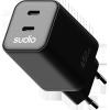 SUDIO USB-C GaN Wall Charger 45W P2EUBLK P2 EU, Black