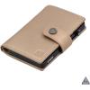 VALENTA Card Wallet Leather 588904 Luxe Metallic Sand