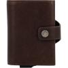VALENTA Card Case Plus Wallet Luxe 589512 Chocolate