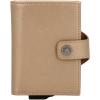VALENTA Card Case Plus Wallet Luxe 589543 Metallic Sand