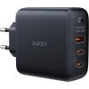 AUKEY OmniaMix II 65W GaN PD PA-B6T BK 3-Port, Wall Charger Black