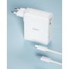 AUKEY OmniaMix II 140W GaN PD PA-B7O WH 3-Port, Wall charger White