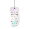 DELTACO Lightweight Gaming Mouse,RGB GAM-108-W White, WM75