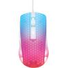 DELTACO Ultralight Gaming Mouse, RGB GAM-144-W Semi-Transparent, WM87,White