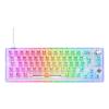 DELTACO TKL Gaming Keyboard mech GAM-160-T-CH transparent RGB CH-Layout