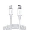 UGREEN USB-C to Lightning Cable 60747 0.5m, White