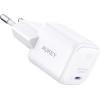 AUKEY Minima 30W GaN USB-C PA-B1L WH Wall Charger, White